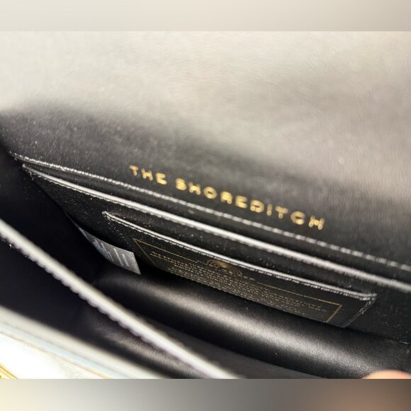 🆕 KURT GEIGER LONDON 🧿 NWOT Black Tweed Shoreditch Crossbody Bag - Picture 12 of 16